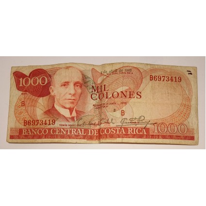 1000 MIL COLONES COSTA RICA 1983